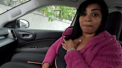 I showed my labia in the building's parking plenty of and the doorman was dying to smash me