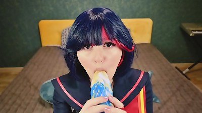 Ryuko Matoi was drilled by bare teacher in all holes until ass fucking internal ejaculation - POV cosplay anime Spooky Boogie