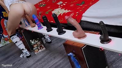 Choosing the best ONE. fake penises Challenge. diminutive Stepsister eventually All Her Toys. rough buttfuck and dp included